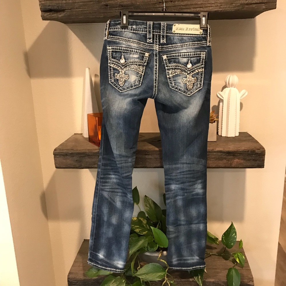 Rock revival Bessy Straight distressed size 27